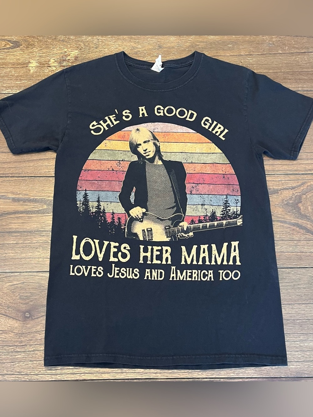 Tom Petty “She’s a Good Girl” T-Shirt Adult Size Small